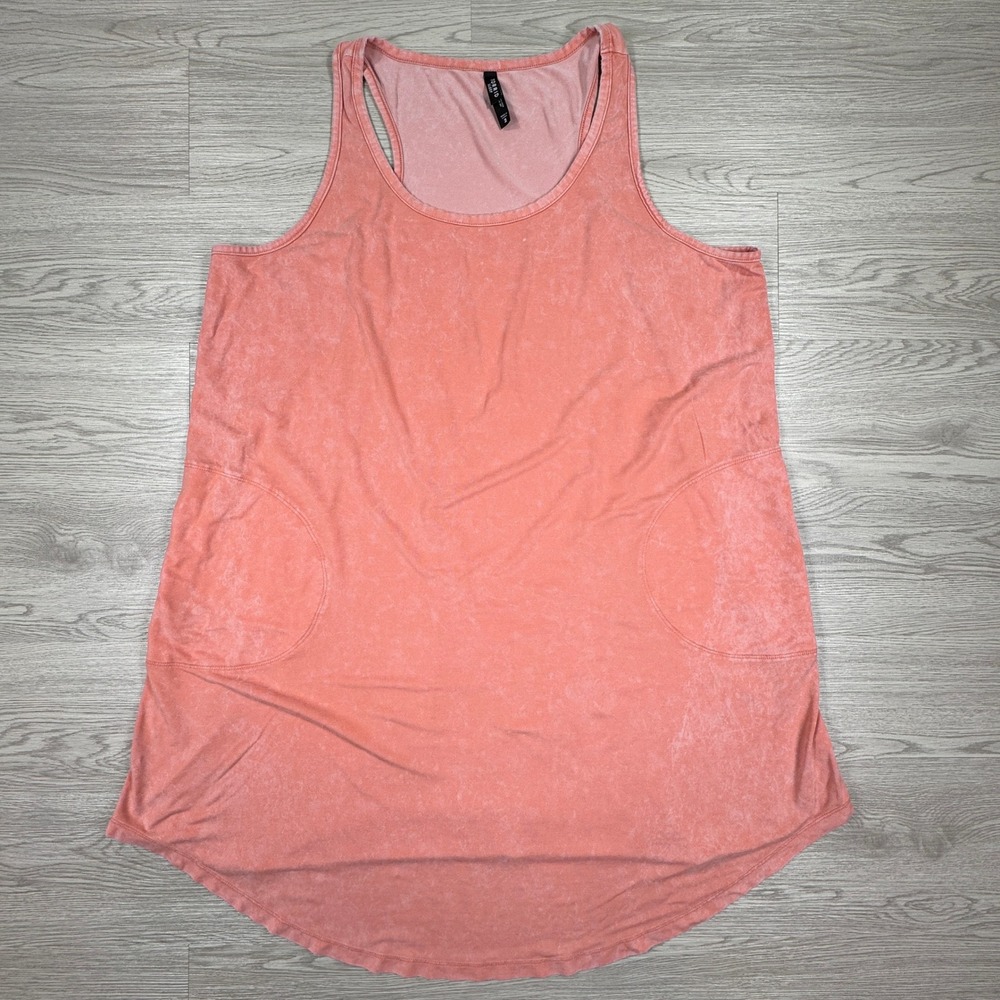 Torrid Women's Sleep Tank Top Acid Wash Pink Size 2 Pockets Modal Blend